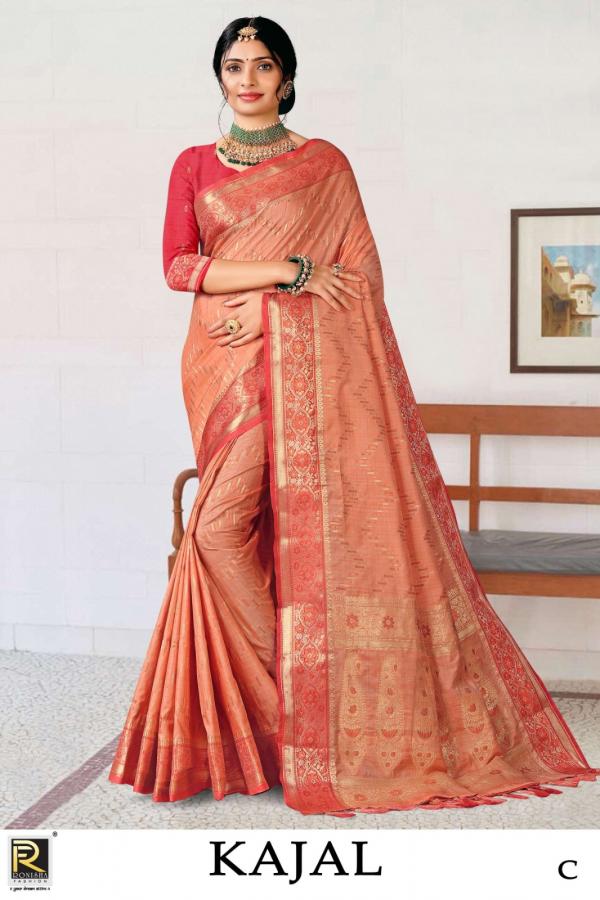 Ronisha Kajal Exclusive Fancy Banarsi Silk Saree Collection